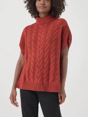 Pact Cable-Knit Organic 100% Cotton Pullover Sweater XL/XXL